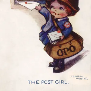 Womens War Work WW1 Post Girl