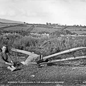 Wooden Plough used in the Kingdom of Mourne