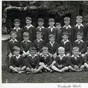 Woodland School, High Wycombe, Bucks - Boys Class Photo Date: 1940s