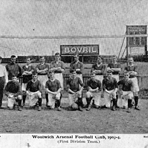 Woolwich Arsenal Football Club team photo 1903-1904