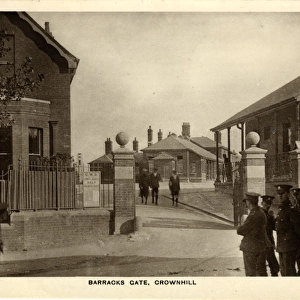 World War Two Barracks Gate, Crownhill, Plymouth, England