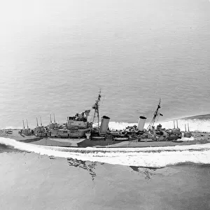 World War II British Navy cruiser HMS Argonaut
