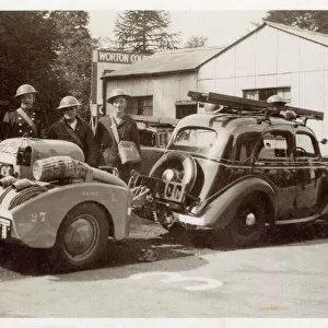 Worton, Wiltshire - WWII - Civilian Fire Fighters