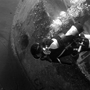 Wreck diving off the coast of Malta