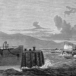 Wreck of the SS Chusan, Ardrossan, 1874