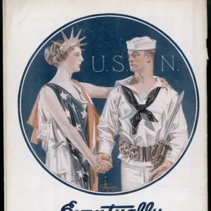 Ww1 / 1917 / Us Navy Poster