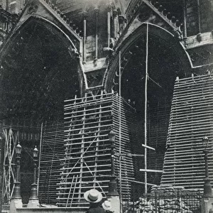 WW1 - Amiens Cathedral, France - Protection from air attack