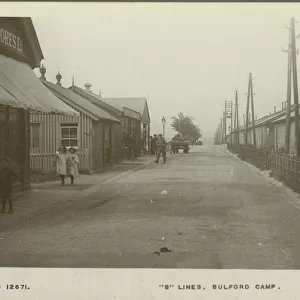 WW1 B Lines, Bulford Camp, Bulford, Amesbury, Salisbury Plain, Wiltshire, England