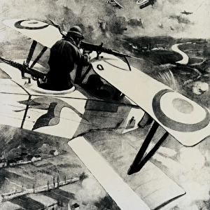 WW1 - British and German aircraft in action, 1917