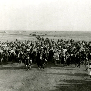 WW1 - Feisals Army coming into Yanbu, Saudi Arabia