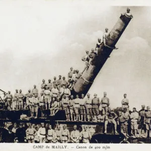 WW1 - French 400 mm railway howitzer and artillery squadron