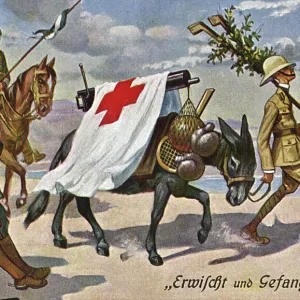 WW1 - German anti-British propaganda postcard