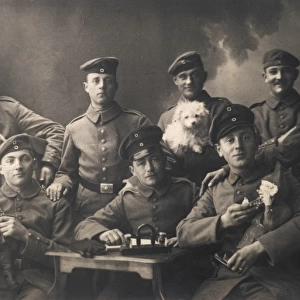 Ww1 Germans with Mascots