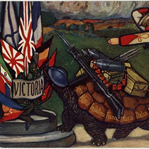 WW1 - Italian Propaganda - The Tortoise and the Hare