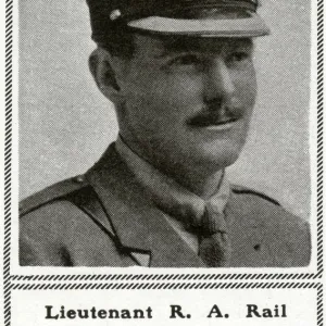 WW1 - Lieutenant R A Rail - Coldstream Guards