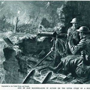 WW1 - Machine Gunners in action