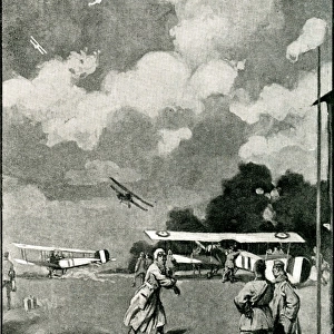 WW1 - News of an air raid, 1917