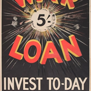 WW1 poster, War Loan, Invest Today
