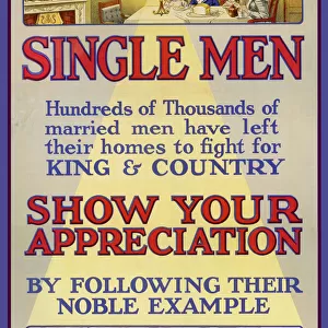 Ww1 / Single Men Poster