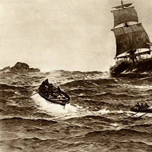 WW1 - Sinking Svionia the merchantman - Baltics Sea, 1915