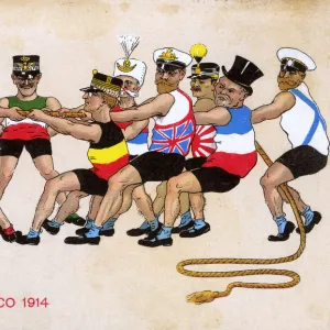 WW1 - Tug of War between the Allies and the Central Powers