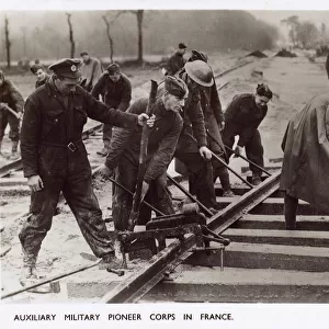 WW2 - Auxiliary Military Pioneer Corps in France