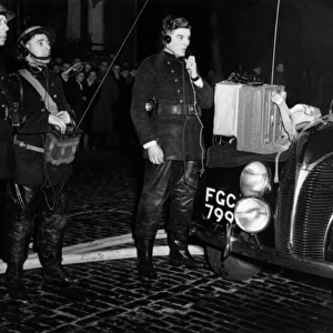 WW2 - Blitz on London - Fire Force Commander taking charge