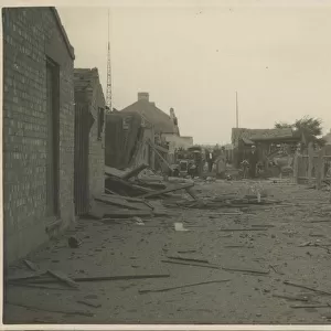 WW2 Bomb Damage, Osterley, Isleworth, Hounslow, London, England. Date: 1940s
