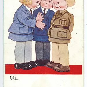 WW2 era - Comic Postcard - You Know what men are