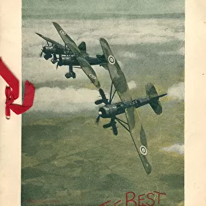 WW2 Greetings Card, Westland Lysanders