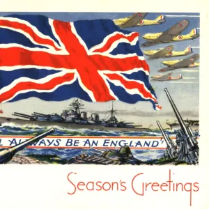 WW2 patriotic Christmas card