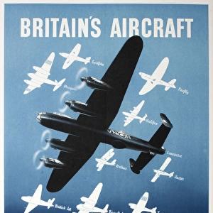 WW2 poster, Britains Aircraft Exhibition, London