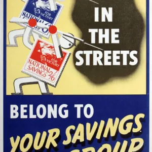 WW2 poster, Fight in the Streets