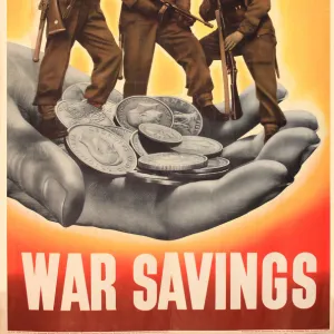 WW2 poster, Lend a Hand, War Savings