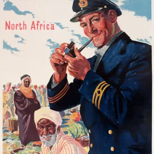 WW2 poster, The Merchant Navy was there