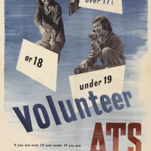 WW2 Poster -- Volunteer ATS