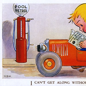 WW2 - Rationing of petrol