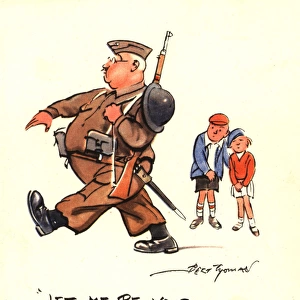 WW2 Valentines Day card, Home Guard