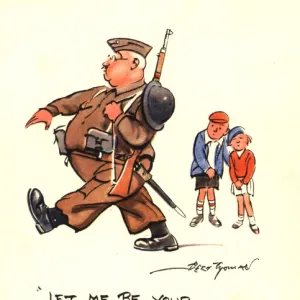 WW2 Valentines Day card, Home Guard