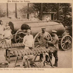 WWI - Mobile German Field Bakery - Western Front