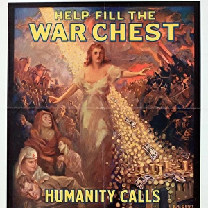 WWI Poster, Help fill the War Chest