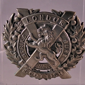 WWI Other Ranks badge - London Scottish Regiment