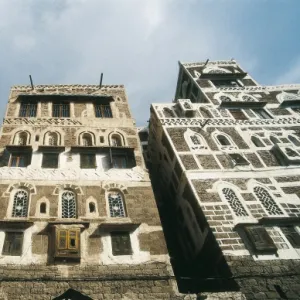 YEMEN. SANA A. Sana. Yemeni adobe architecture