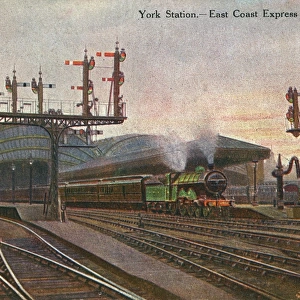 York Station - East Coast Express train departing