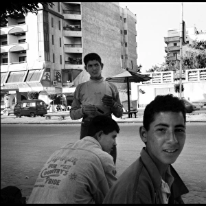 Young man in the street Cairo, Egypt