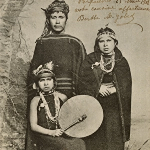 Young Mapuche Indians - South America