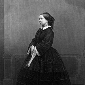 A young Queen Victoria, 1858