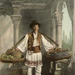 Young Romanian Boy in traditional costume