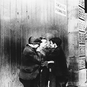Young smokers 1901