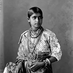 Young woman at Kandy, Ceylon (Sri Lanka)